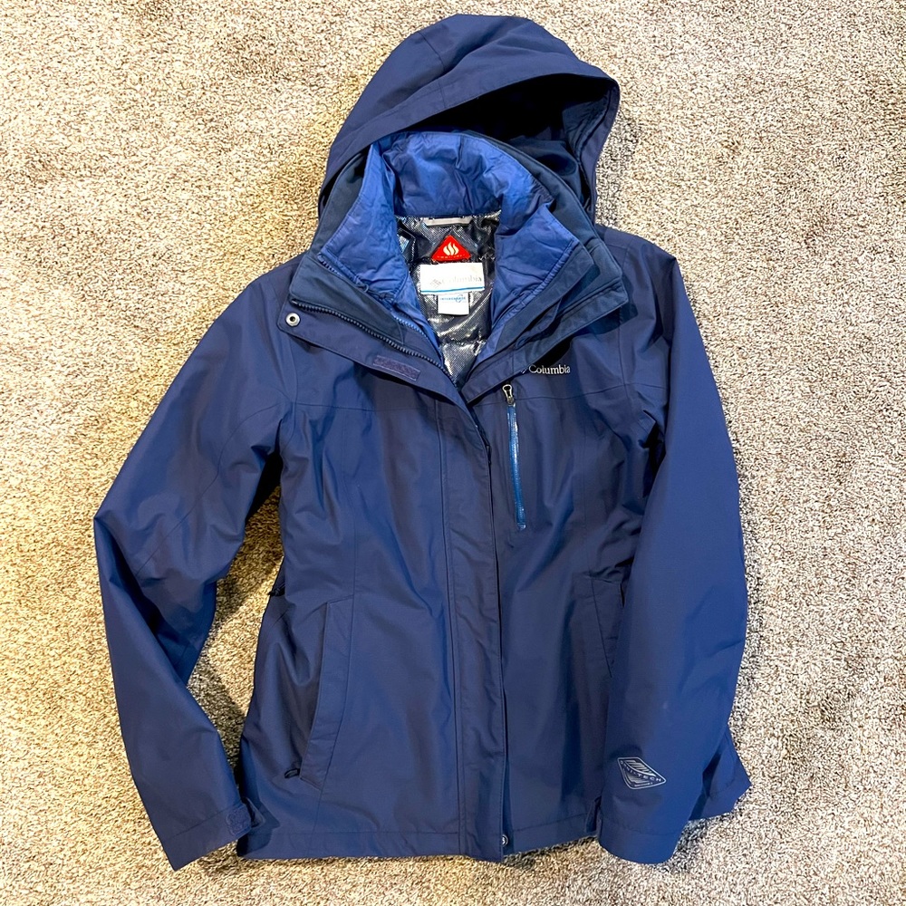 Columbia 3-in-1 interchange jacket